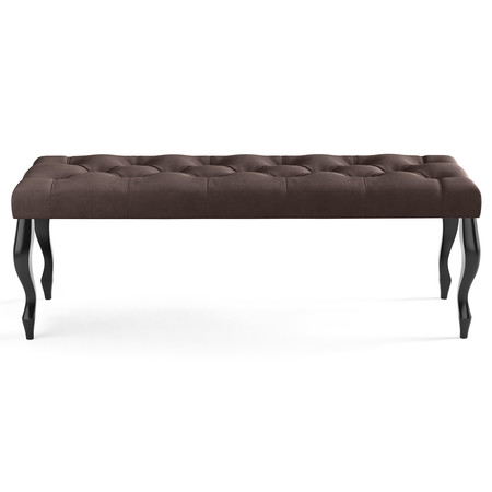 Lavice CHESTERFIELD 100x40 cm Hnědá Signal-nabytek