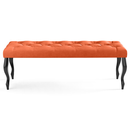 Lavice CHESTERFIELD 120x40 cm Oranžová Signal-nabytek