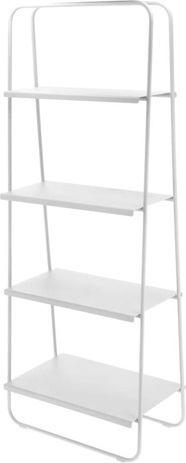 Světle šedý kovový regál 29x141 cm A-Bookshelf – Zone Zone