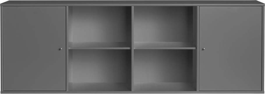 Antracitová nízká závěsná komoda 176x61 cm Mistral – Hammel Furniture Hammel Furniture