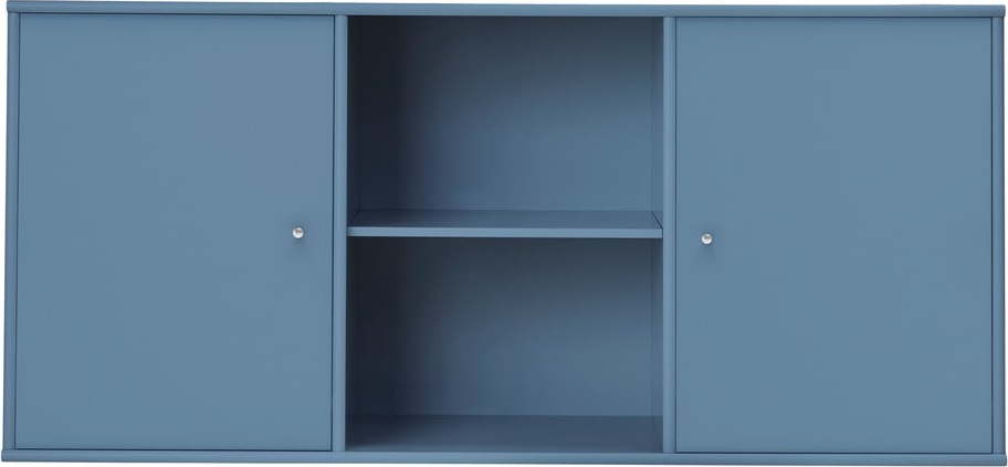 Modrá nízká závěsná komoda 133x61 cm Mistral – Hammel Furniture Hammel Furniture