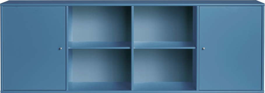 Modrá nízká závěsná komoda 176x61 cm Mistral – Hammel Furniture Hammel Furniture