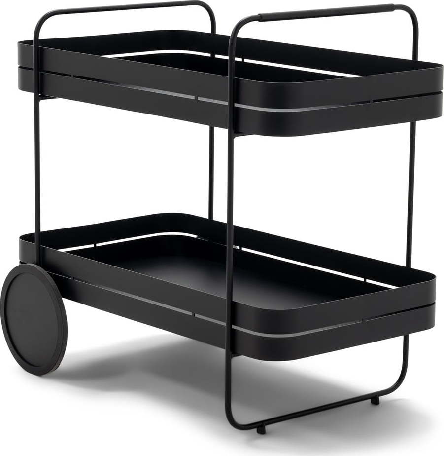 Kovový servírovací stolek na kolečkách 74x42 cm Gin & Trolley – Spinder Design Spinder Design