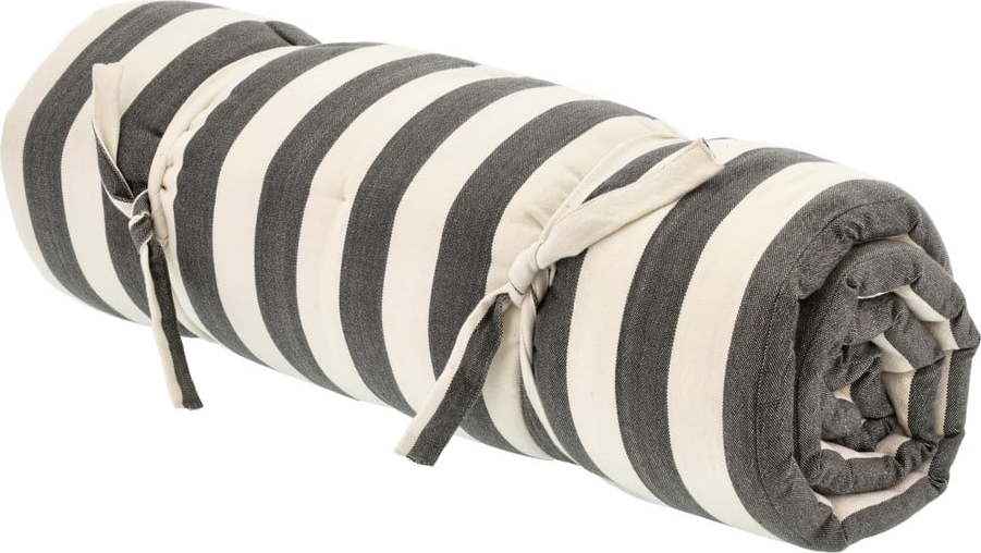 Šedý zahradní podsedák na lehátko 70x190 cm Statement Stripe – Södahl Södahl