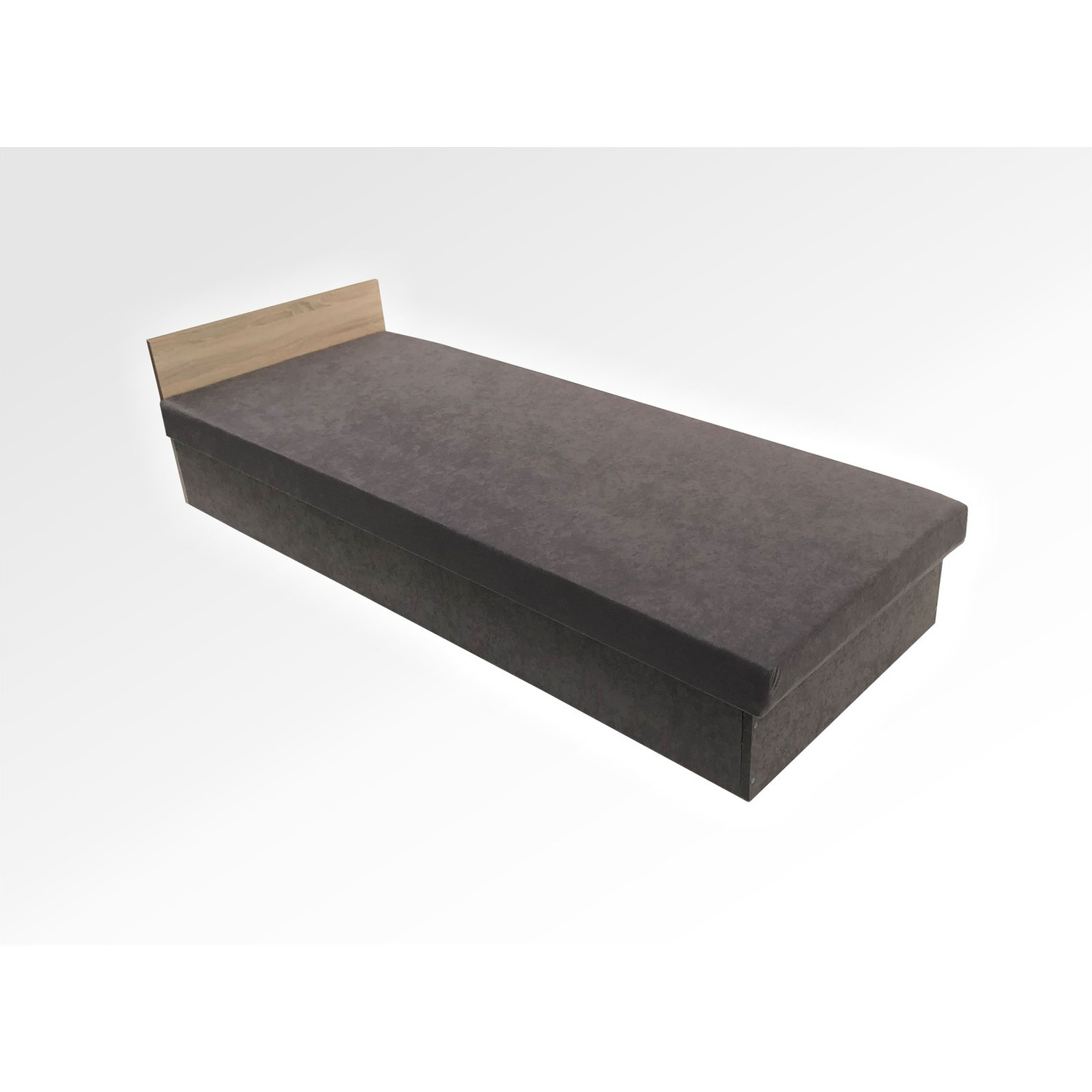 Válenda Chrisi D90 - 90x200 cm Červená Panty vpravo Dub sonoma Graja